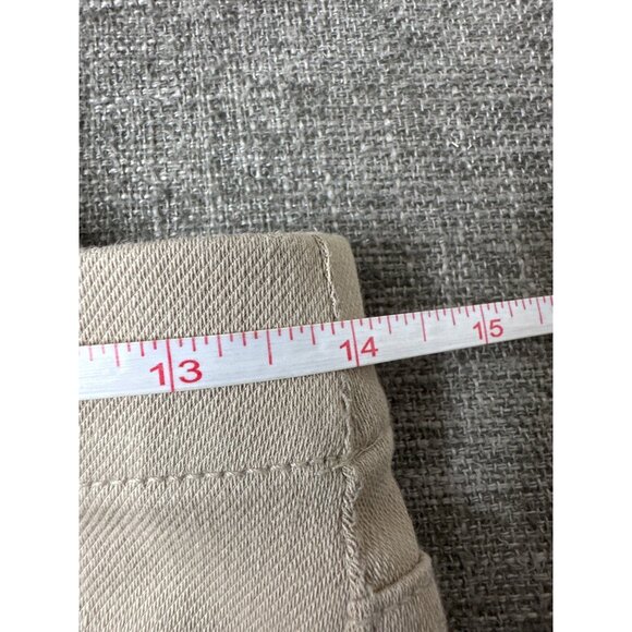 Faded Glory Beige Slim Fit Stretch Knit Pants Womens Medium (8-10) Belt Loops - Picture 5 of 6